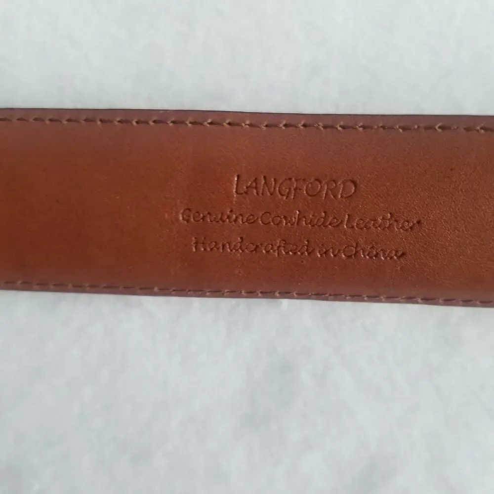 Trafalgar Men's Genuine Cow Hide Leather Belt, Sz 42/105